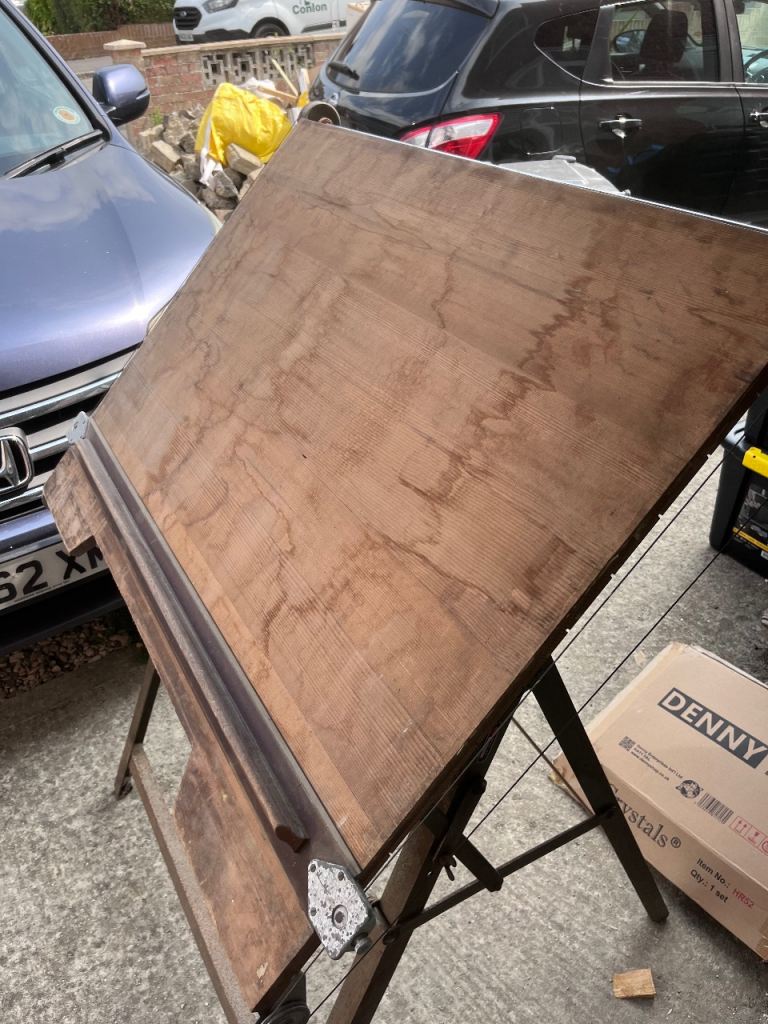Vintage mid century folding drawing board 