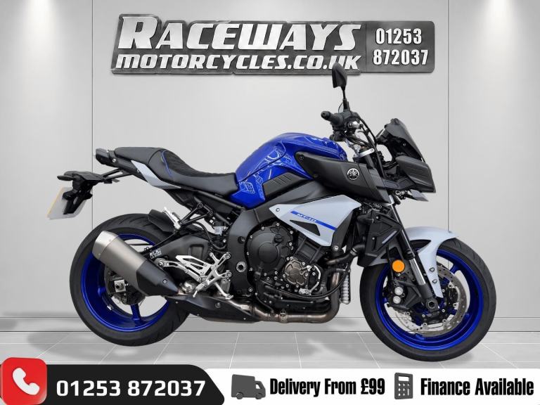 YAMAHA MT-10 BLUE, 2021 21 REG, JUST 7,409 MILES, TWO OWNERS HPI CLEAR,