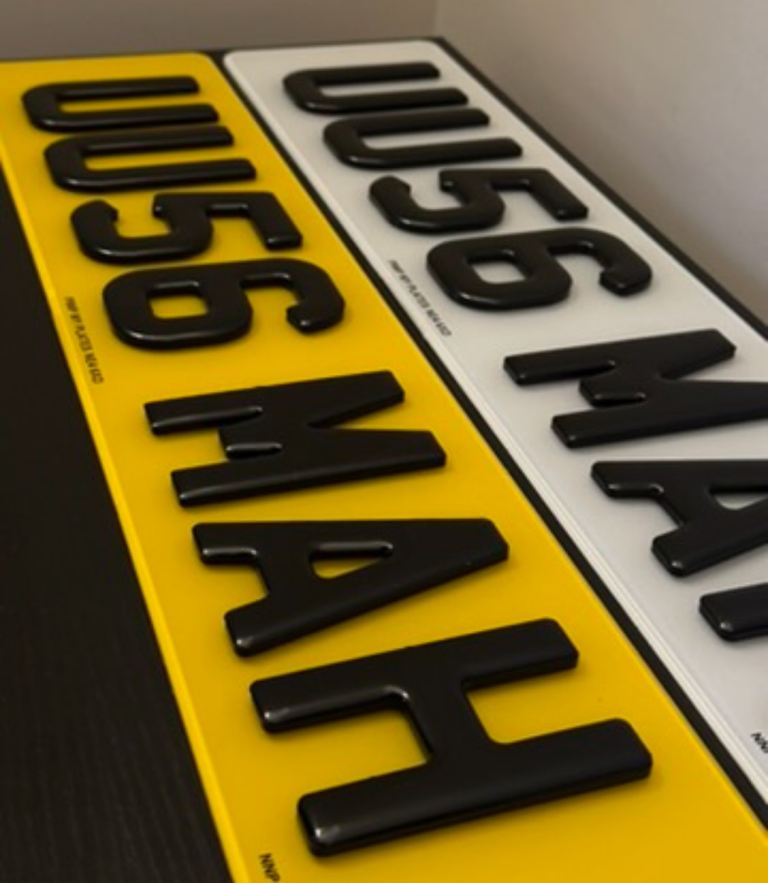 Number Plates Supplier Newcastle Upon Tyne - 2D 3D 4D - DVLA Registered