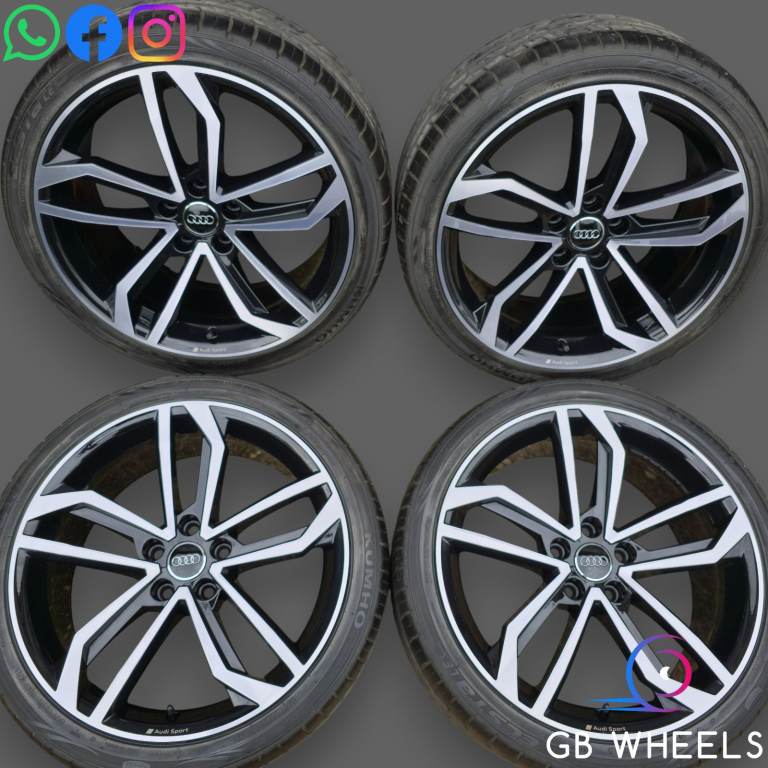Genuine Audi Sidus Alloy Wheels 19" A4 S4 8W0071499 A5 S5 Sport Rotor RS