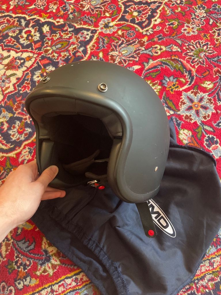 DMD Vintage helmet - matt black (L)