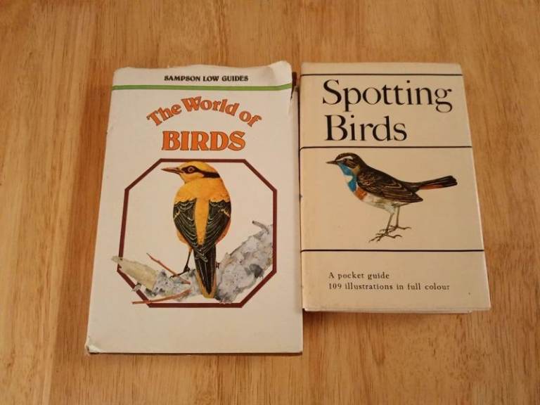 2x Vintage Bird Spotting Books - Sampson Low & Hamlyn Guides