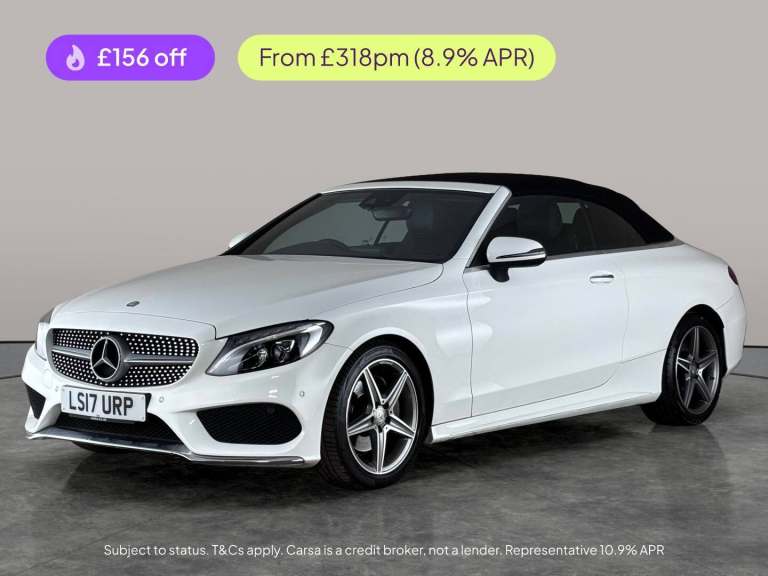 2017 Mercedes-Benz C Class 2.1 C220d AMG Line Cabriolet 2dr Diesel G-Tronic+ Euro 6 (s/s) (170 ps...