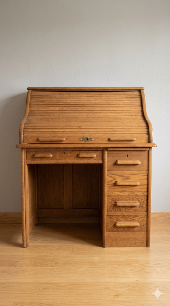 solid oak bureau
