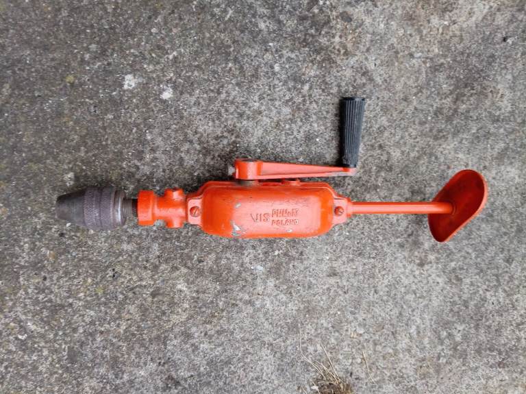 Vintage hand moving drill