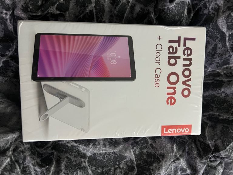Lenovo tablet and clear case