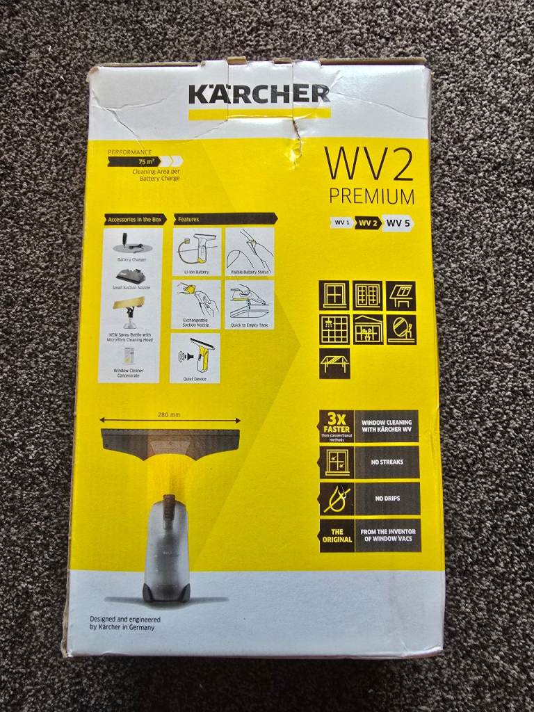 Karcher WV2 premium window vac set