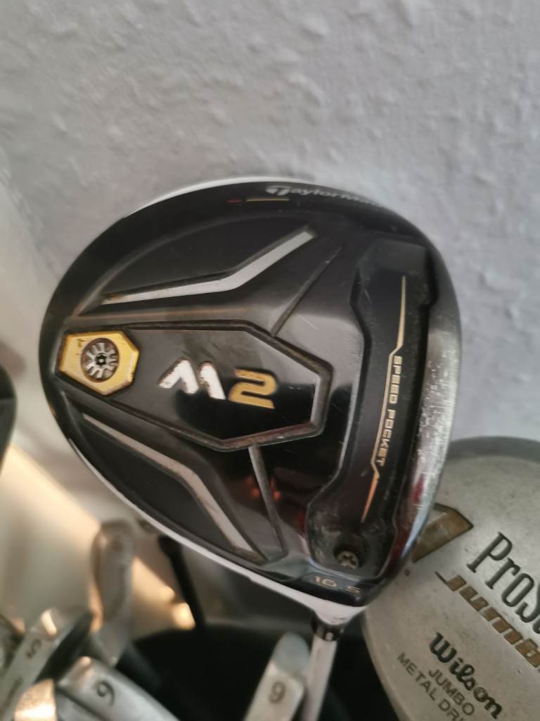 Mixed Golf Club Set featuring TaylorMade M2 & Burner Drivers + Bag & Irons