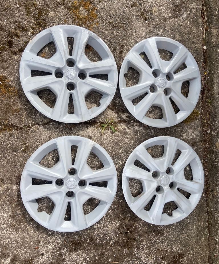 Genuine 4 x 15” Vauxhall Corsa E model Wheels and good tyres  