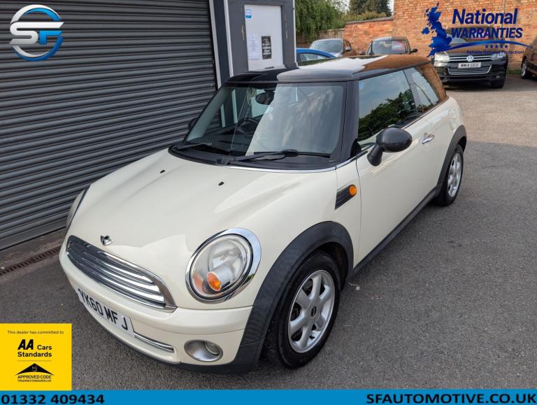 2010 MINI Hatch 1.6 One 3dr HATCHBACK Petrol Manual