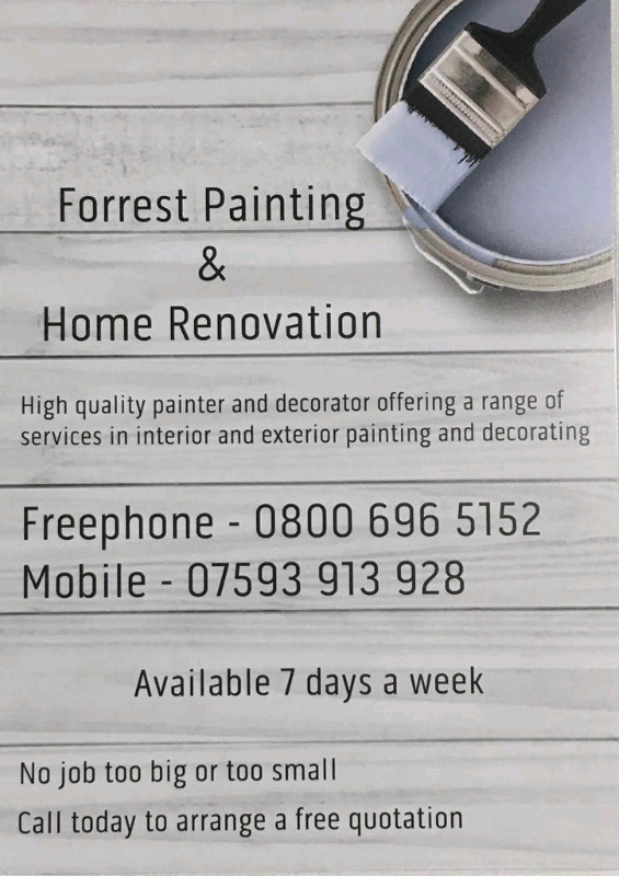 Forrest Painting & Home Renovation - Painter & Decorator