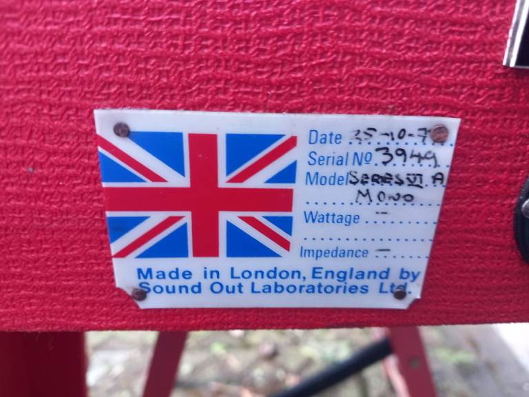 image for Vintage Sound Out Laboratories Series 7A Mono Deck - Made in London