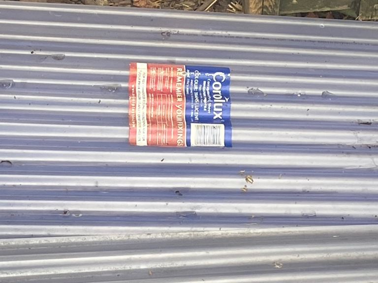 Corolux Corrugated Plastic Roofing Sheets – Clear, Good Condition