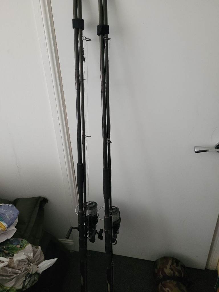 2 x ngt cat rods. Reels and mat