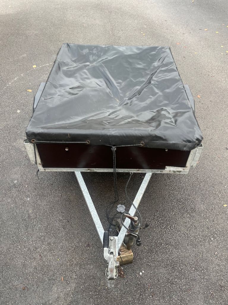 Galvanised Trailer LWD: 150x120x40 Tow with Rain Cover Electrics OFFERS WELCOME 