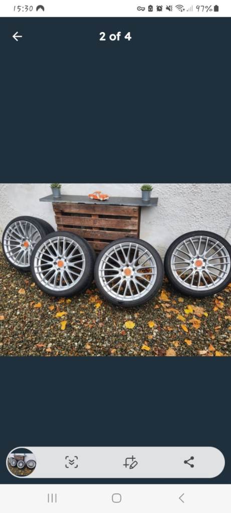 Inovit 20 Inch Alloy Wheels With Tyres