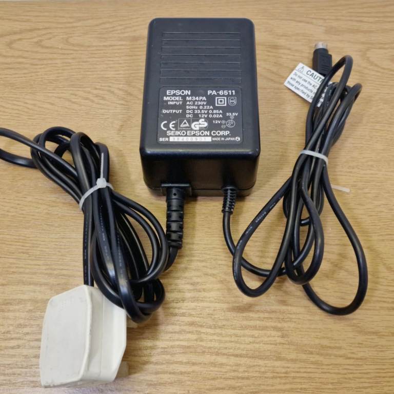 Power Supply Epson PA-6511 M34PA Dual Voltage 33.5V & 12V DC Output