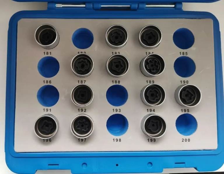 Laser 6863 MASTER Locking Wheel Nut Key Set 12pc for Vauxhall and Opel - BRAND New