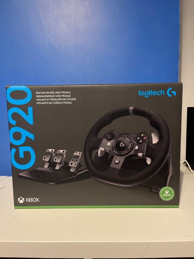 Logitech g920 steering wheel, pedals and shifter + racing sim cockpit 