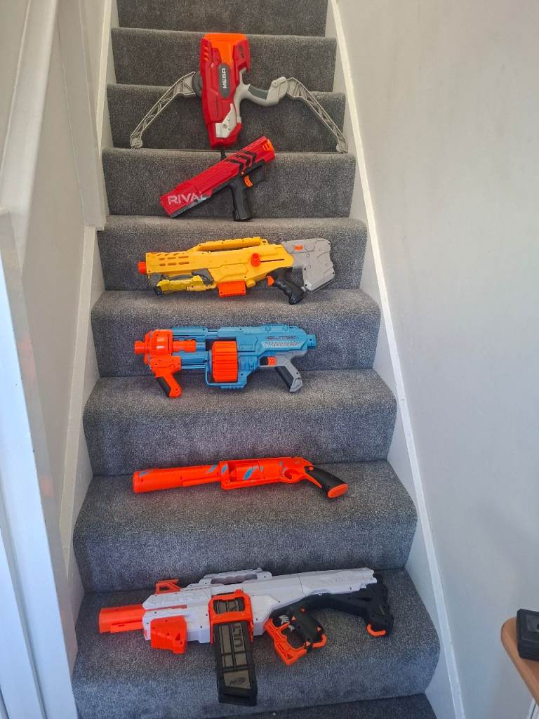 Nerf Blasters Bundle - Good Condition, Various Models