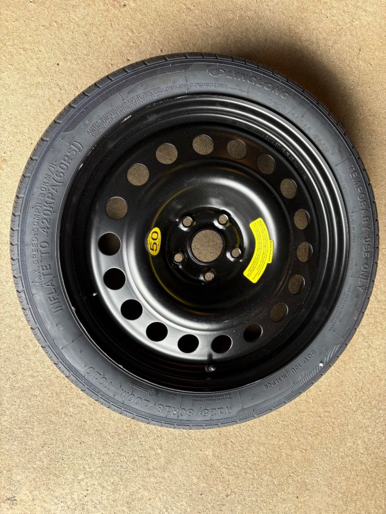 18" Space saver spare wheel compatible with Volkswagen T-Roc (2017-present day)