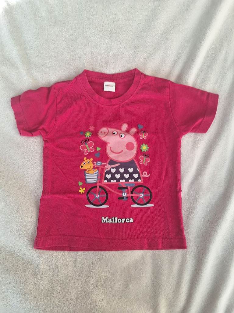 Peppa Pig Mallorca Short Sleeved Tshirt Age 1-2 Years 