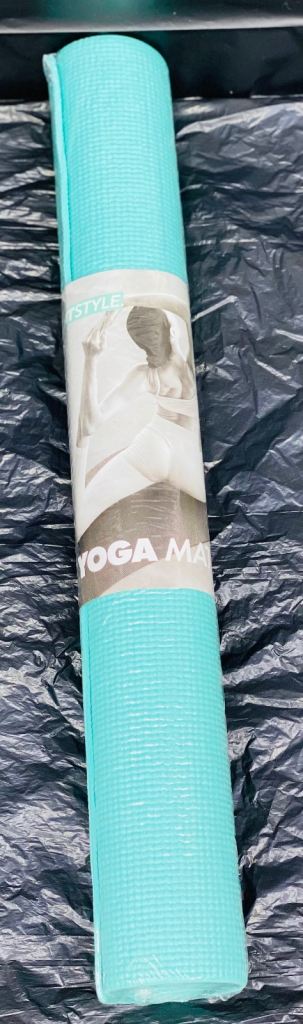 Brand New Aqua Blue Yoga Mat – Still in Packaging