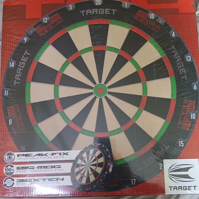 Brand New Target Tor Dartboard - Still Sealed in Packaging