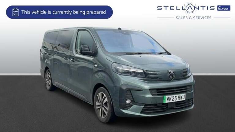 2025 Peugeot Traveller 75kWh Allure Long MPV 5dr Electric Auto LWB (8 Seat, 11kW Charger) (136 ps...
