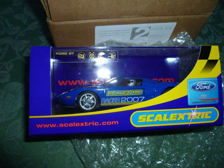 SCALEXTRIC, C2816, FORD GT, CLUB car, 2007, 50th Anniversary, New Old Stock.