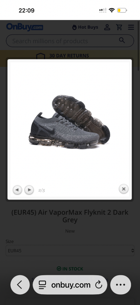 Nike Air Vapormax Flynit 2 (Size 9)