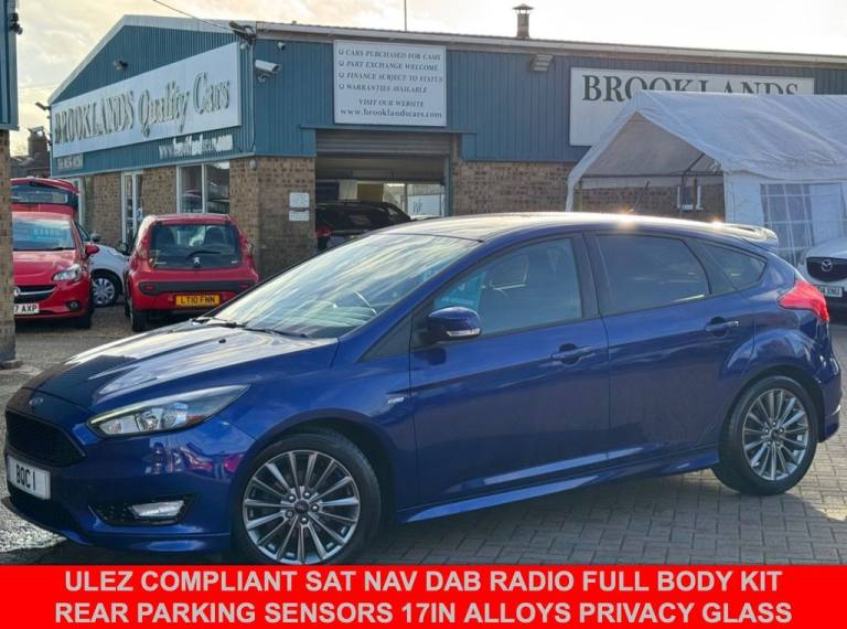 2018 Ford Focus 1.0T EcoBoost ST-Line Hatchback 5 Door Deep Impact Blue Petrol Manual Euro  Hatch...