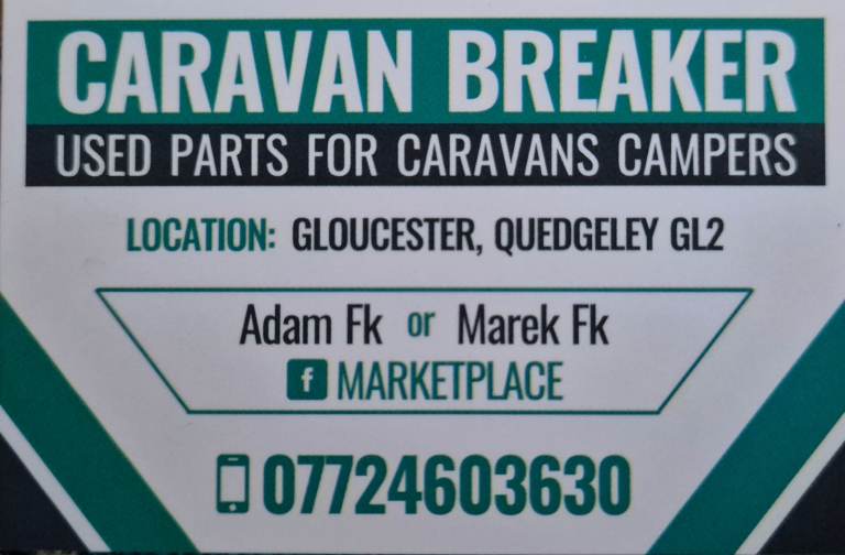 CARAVAN BREAKER used camper caravan motorhome parts.