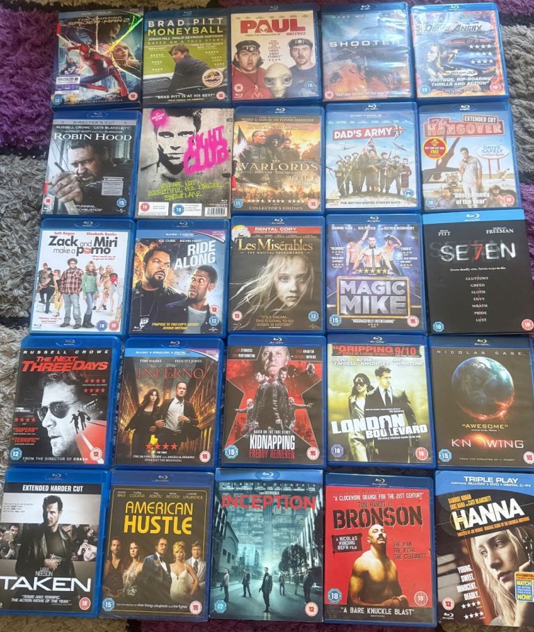 25. Blu-rays.  Collection. 3