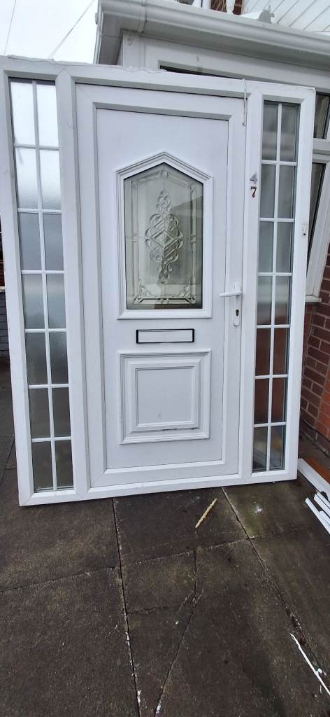 image for White upvc door