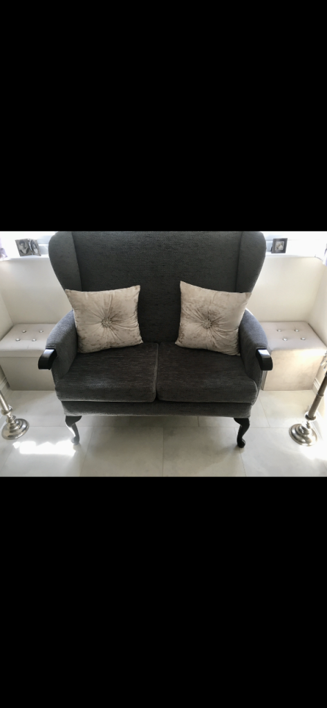 Hsl two seater high back sofa chair 