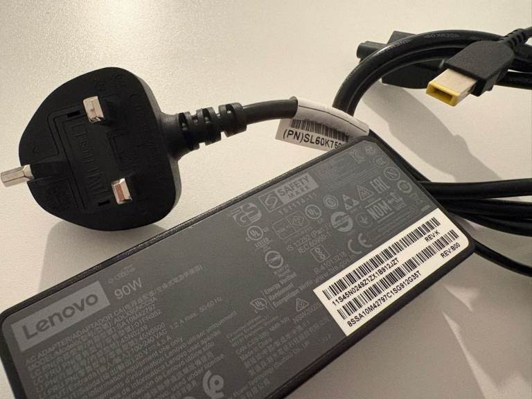 Genuine Lenovo Laptop Charger 90W Square Tip 20V 4.5A