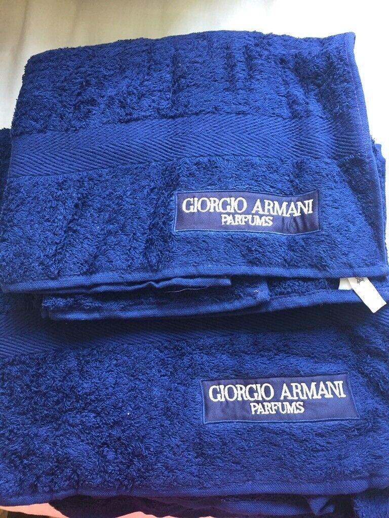 image for TOWELS VINTAGE DESIGNER ARMANI 