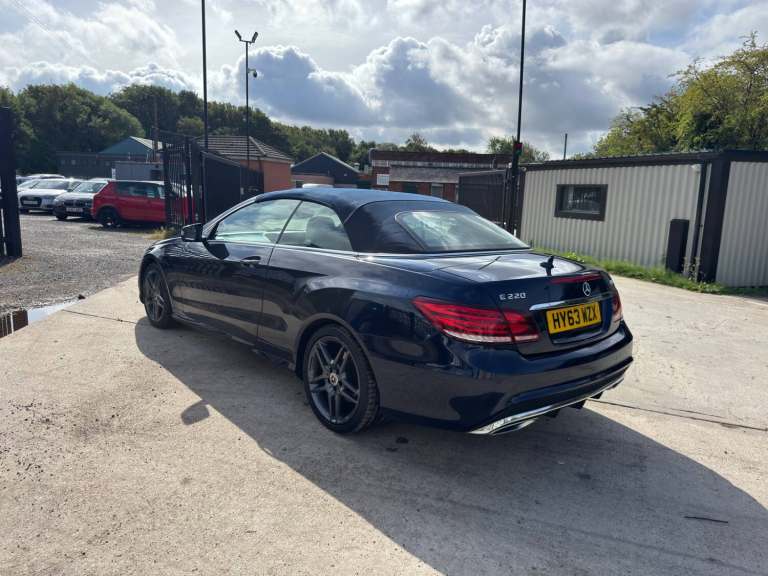 2013 Mercedes-Benz E Class E220 CDI AMG Sport 2dr 7G-Tronic CONVERTIBLE Diesel Automatic