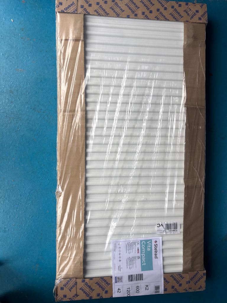 Brand New Stelrad Vita Compact Radiator – White
