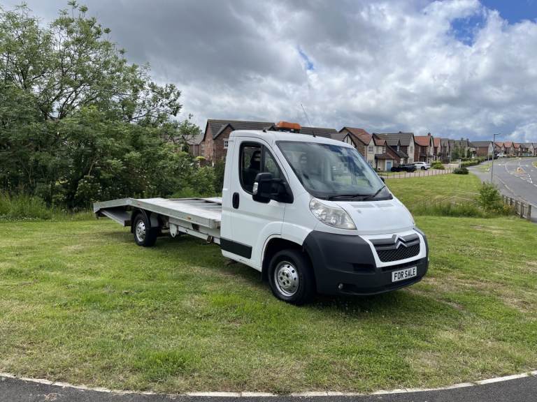 2014 CITROEN RELAY 2.2 HDI 6SPD 35L3 RECOVERY TRUCK CAR TRANSPORTER MOT-27 FSH NO-VAT UK DELIVERY