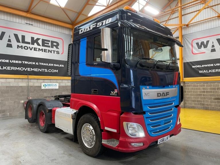 DAF XF SPACE CAB 80 TONNE SPECIAL TYPES 6X2 FTS TAG AXLE TRACTOR UNIT