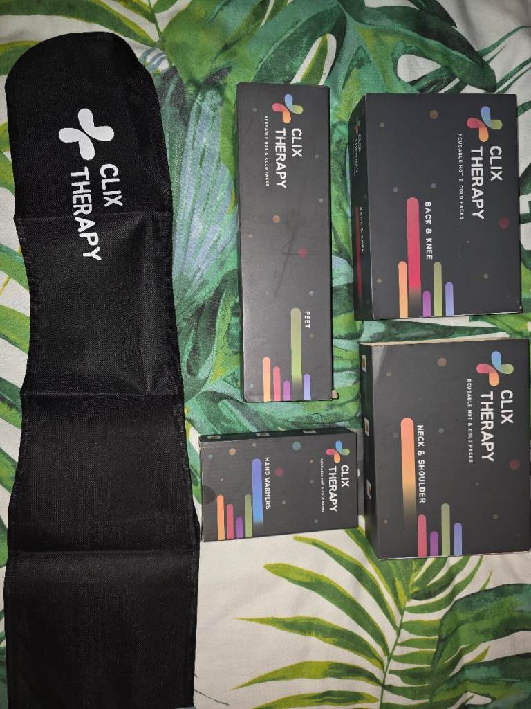 BRAND NEW Clix Therapy Ultimate Bundle - 4 Packs + Carrier Pouch