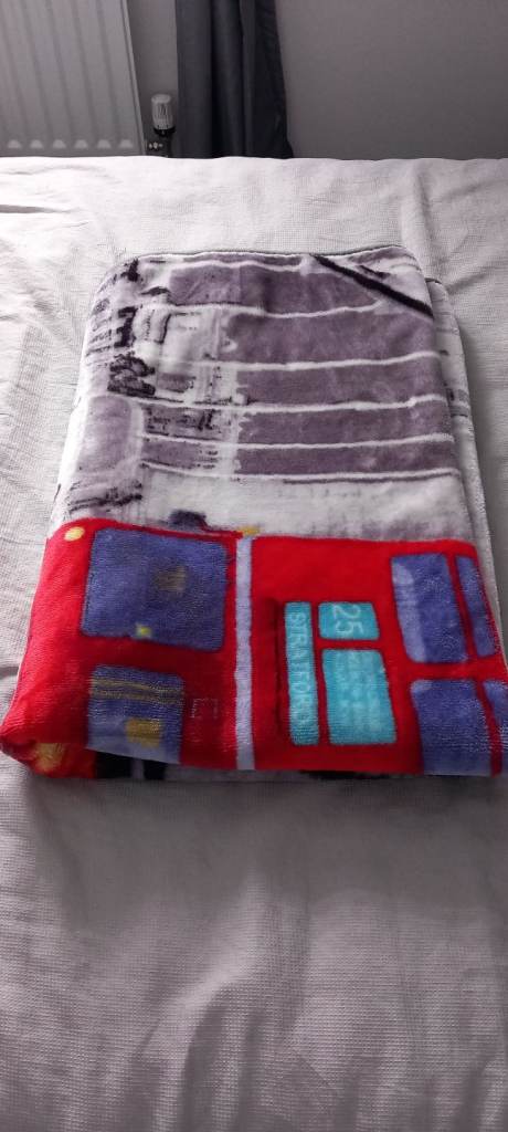 Soft London Themed Blanket (Can Fit a Double)