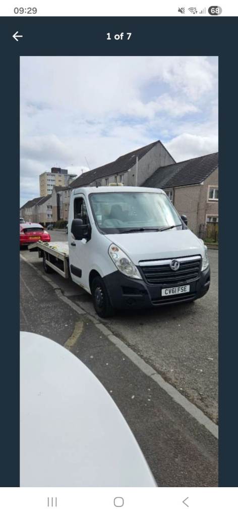 11 PLATE VAUXHALL MOVANO LWB RECOVERY TRUCK 