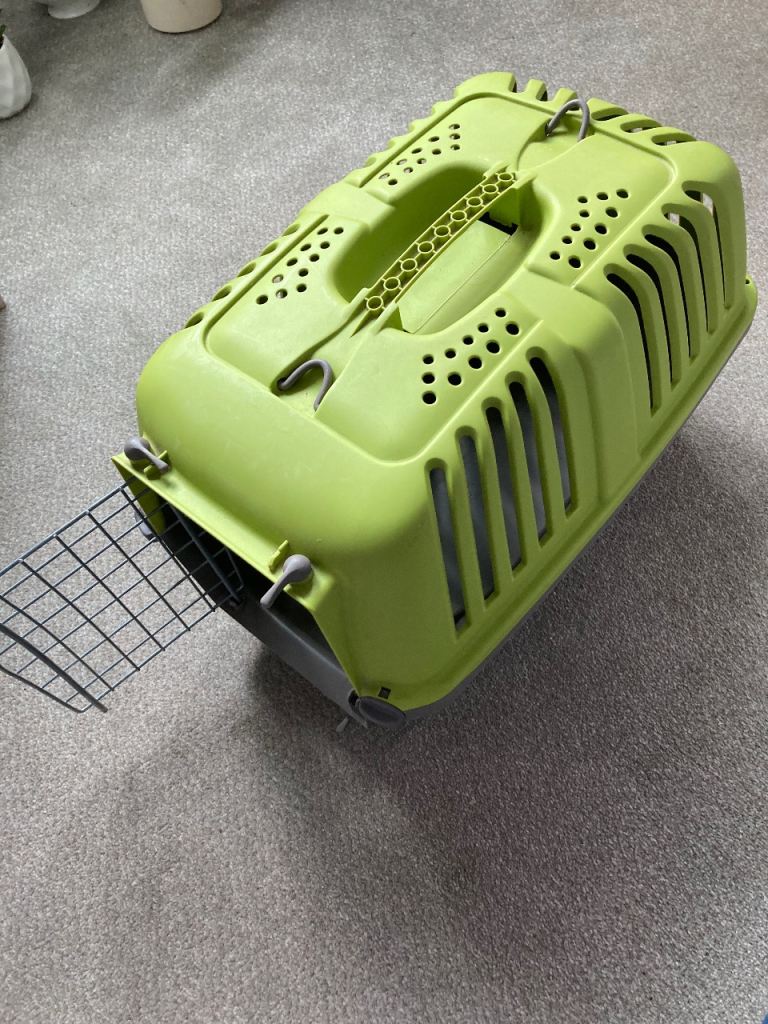 Green Small Pet Carrier VGC