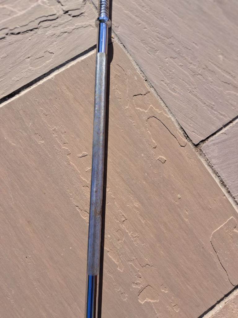 Standard Barbell Weight Bar – Good Condition, £15.00 for Sale