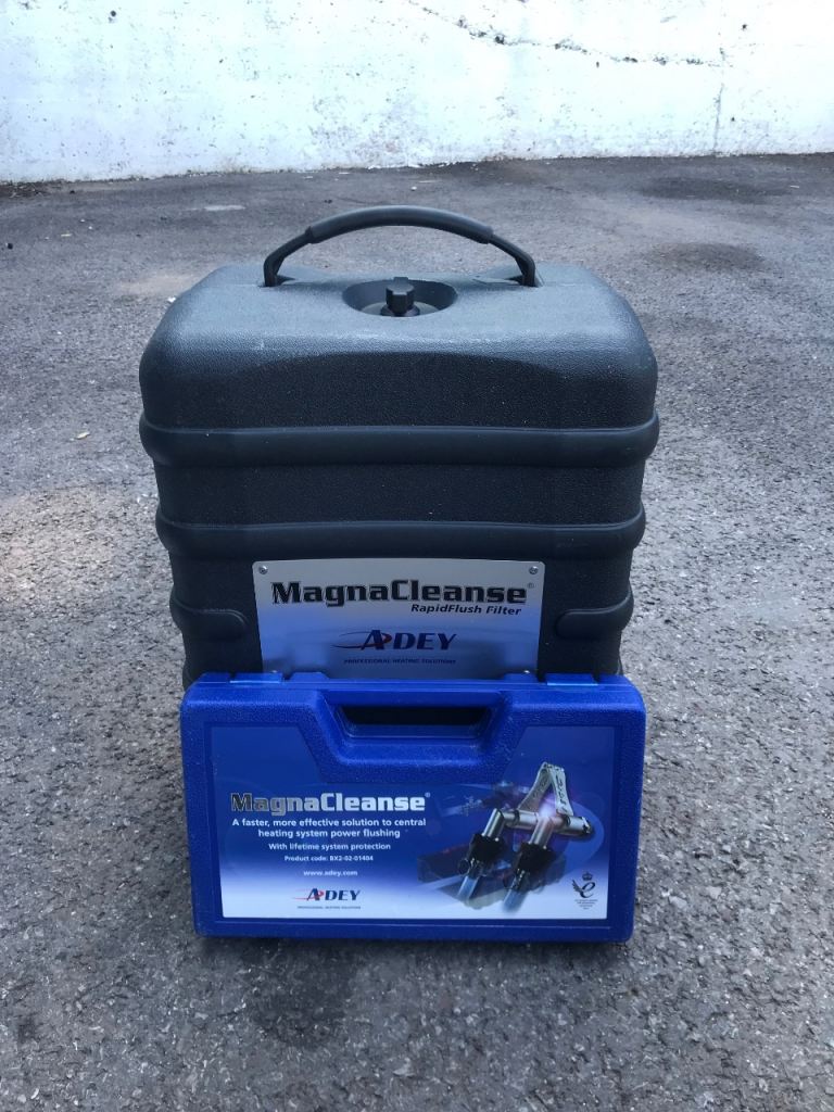 Adey Magnacleanse /Thoroughflush kits for Mains water pressure central heating flushing.