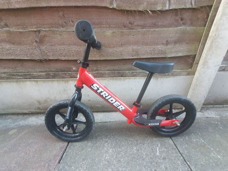 Strider Balance Bike – Red, Good Condition