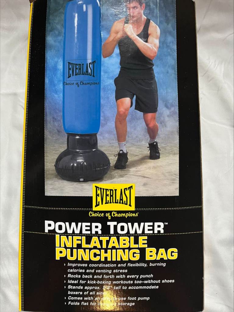 Inflatable Punch Bag inc pump.